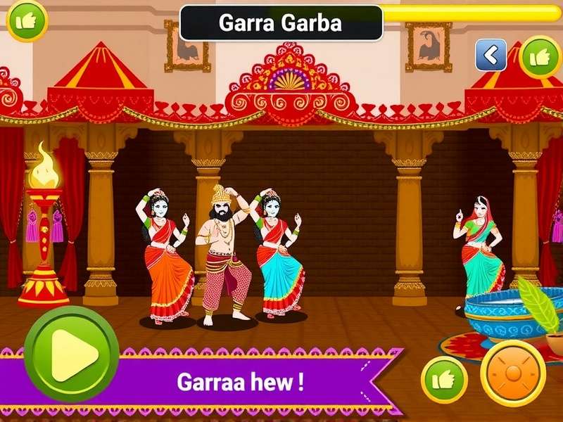 Gujarat Garba Getaway Game Screenshot